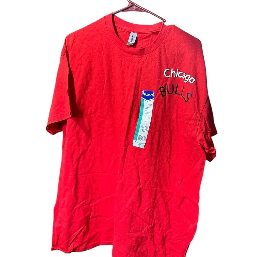 Chicago Bulls Red T-Shirt size x-large TG